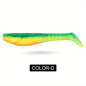 2pcs Large T-Tail Soft Lures 5.12inch/19G for Pike And Striped Bass, Shad Imitation Bait
