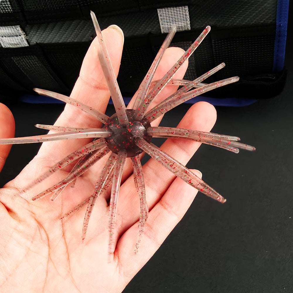 TPE Fishing Lure Simulated Sea Urchin Lures Soft Silicone