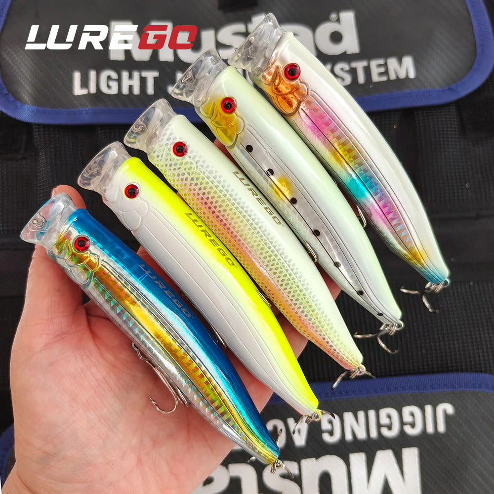 28g ABS Fishing Popper Lure with Wire-Integrated Reinforced Body