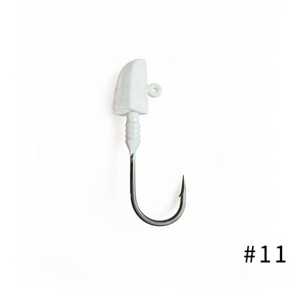 14g-56g BKK Fishing Hook BKK Professional Grade 14g28g42g56g Anti-Slip Lead Head Fishing Hook 7/0