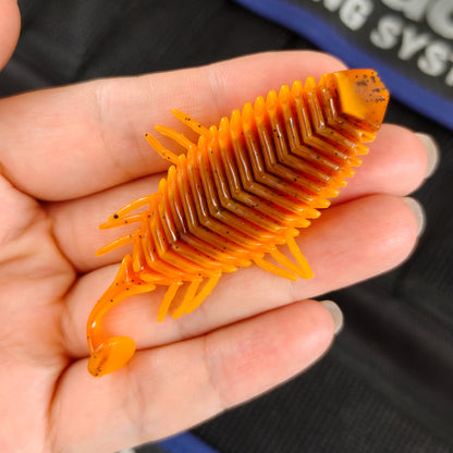 7.5cm Soft Plastic Creature Bait | T-Tail Swimbait with Side Legs | 6g Finesse Lure for Bass, Trout & Zander