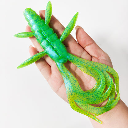 LUREGO Shrimp Swimbait 17-19cm, 43-61g, Multi-Tentacle Curly Tail