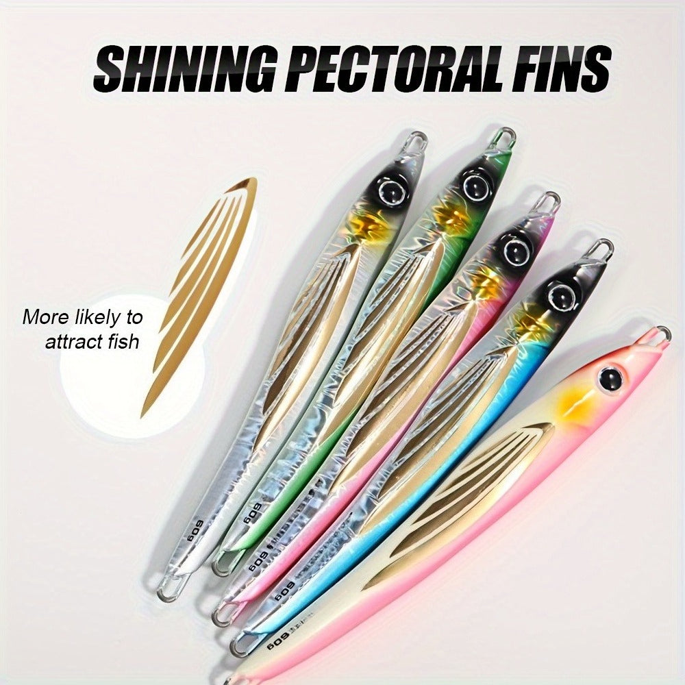 60G 80G 100G 150G 200G Shore Casting Boat Fishing Jig Lure Sea LG118
