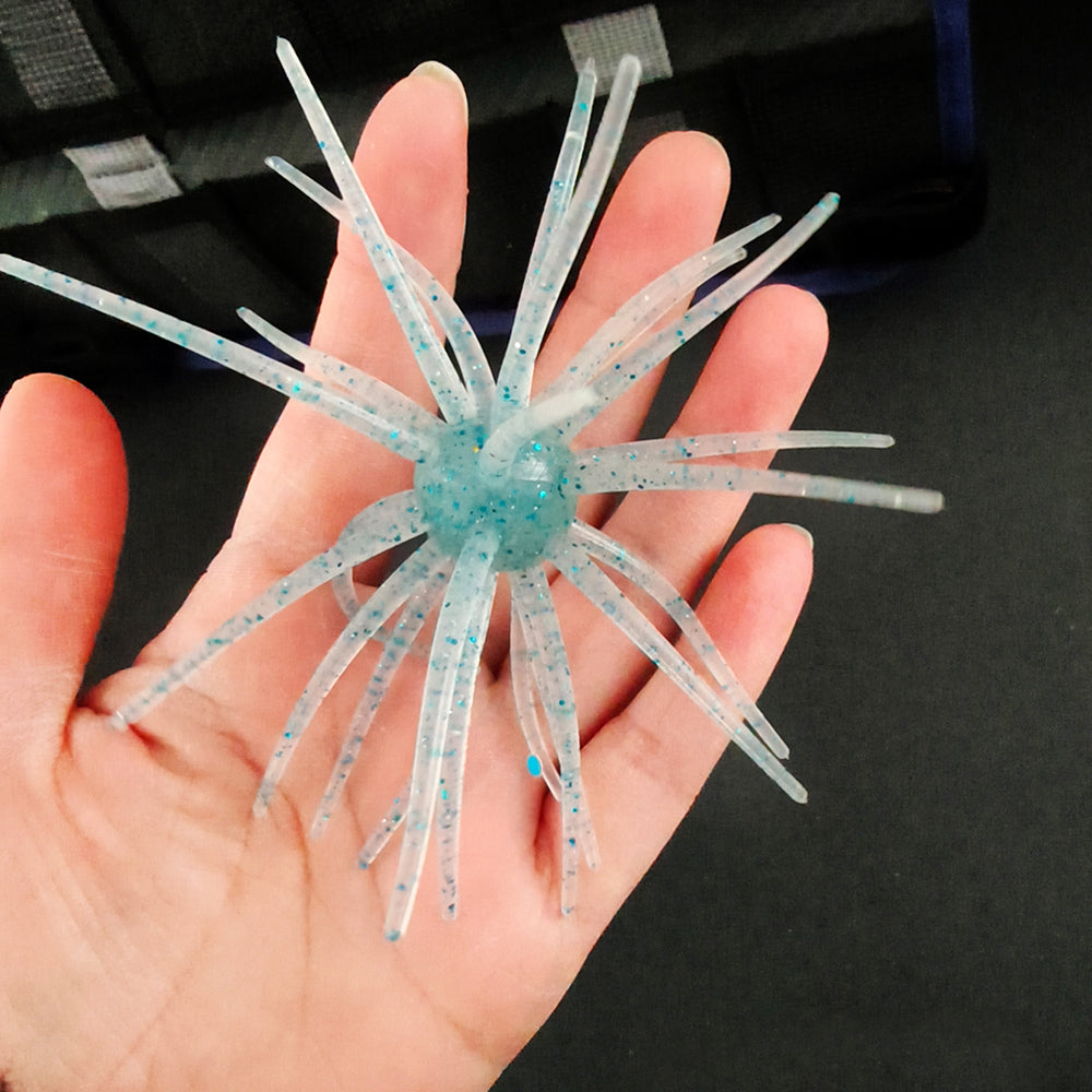TPE Fishing Lure Simulated Sea Urchin Lures Soft Silicone