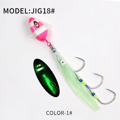 100g150g200g250g300g Inchiku Kabura Slow Sinking Metal Jig Lure with Triple Hooks