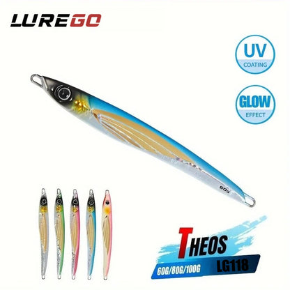 60G 80G 100G 150G 200G Shore Casting Boat Fishing Jig Lure Sea LG118