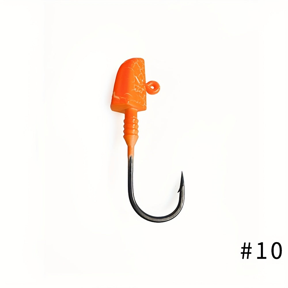 [14g-56g BKK Fishing Hook] BKK Professional Grade 14g28g42g56g Anti-Slip Lead Head Fishing Hook 7/0