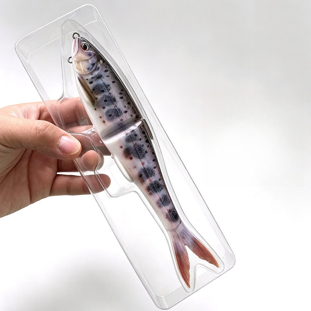 22cm 2-Section Premium Soft Bait - Includes Double Hooks