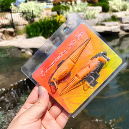 2PCS Adjustable-wing Lure | Lifelike swimming action with a thick needle tail design 9.5 cm