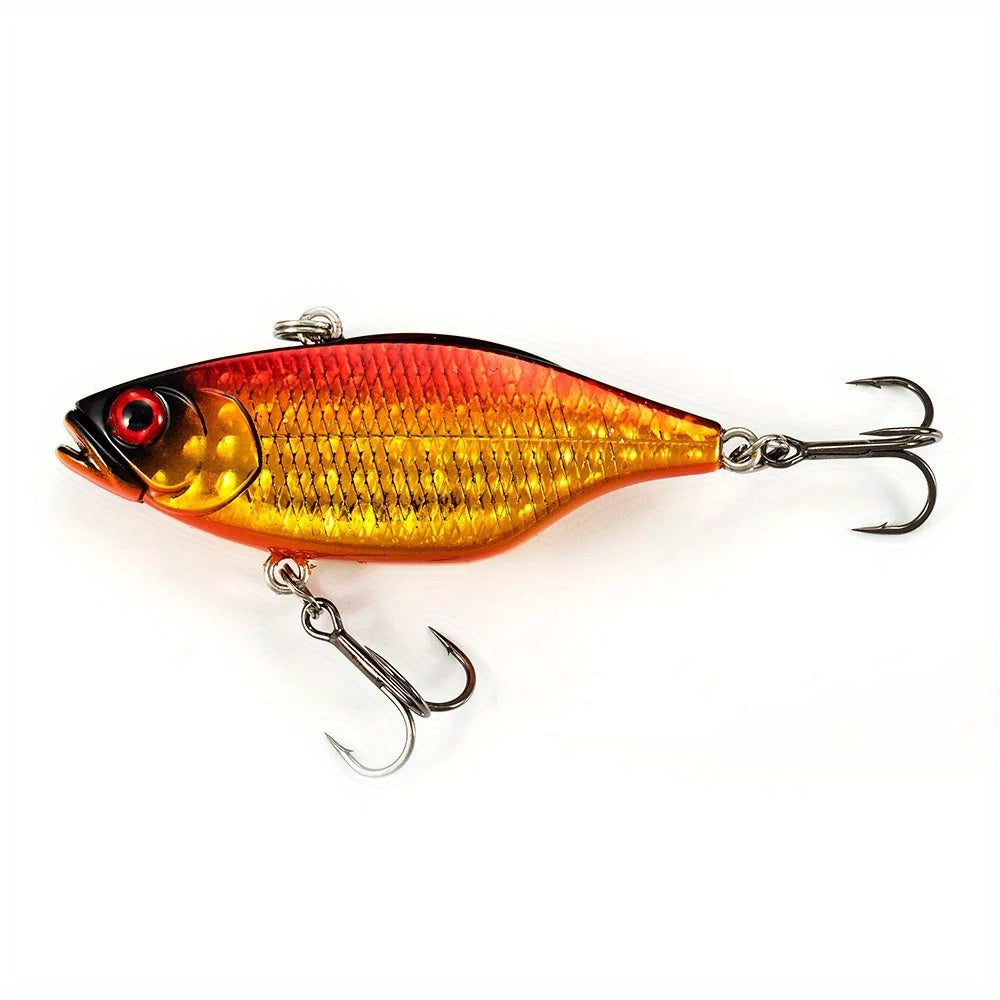 12g Sinking VIB Lure - ABS Hard Bait with High-Frequency Vibrating Beads, 2.36inch Long Distance Casting for Bass & Pike