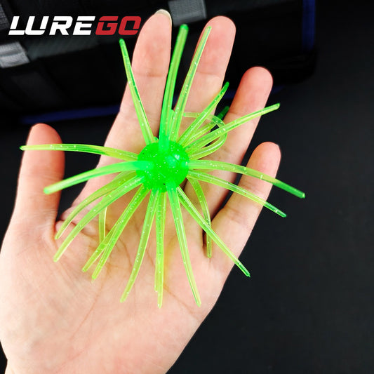 TPE Fishing Lure Simulated Sea Urchin Lures Soft Silicone