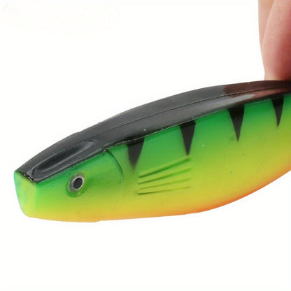 2pcs  Heavy-Weight T-Tail Swimbait - Mermaid Design Sinking Fishing Lure for Deep Sea, 70g