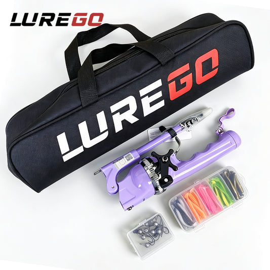 Portable Foldable All-In-One Sub Rod Full Kit Lightweight Travel Sea Saltwater Fishing Tackle Set