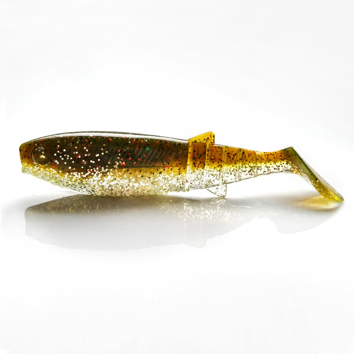 9.5cm 8.5g /12cm 16.5g Sinking Simulation Soft Swim Bait, Two‑Color T‑Tail PVC Lure for Bass Fishing