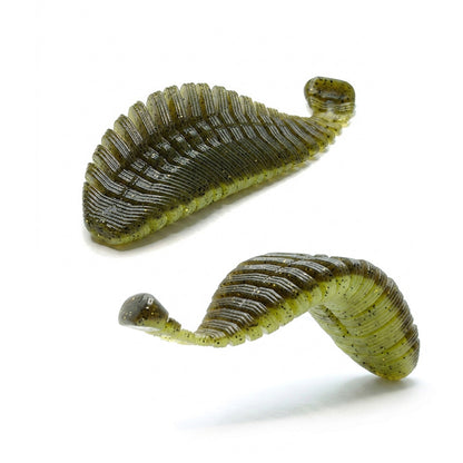 9.5cm/12g Flat Gill Fish Bone Soft Lure Slow Sinking Bass Soft Bait For Black Pond