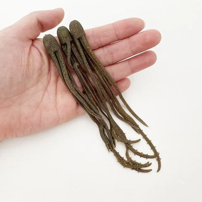 3PCS  14.5cm Octopus Soft Bait, TPE Material with Highly Flexible Tentacles