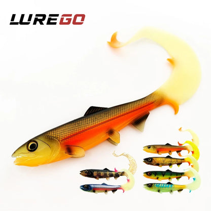 17cm-22.5cm Wavy Tail Soft Swimbait