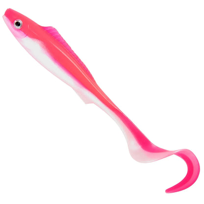 5PCS  3D Curl Grub Soft Lure | 9.4cm 4.1g Bionic Design with Two-Tone Eyes