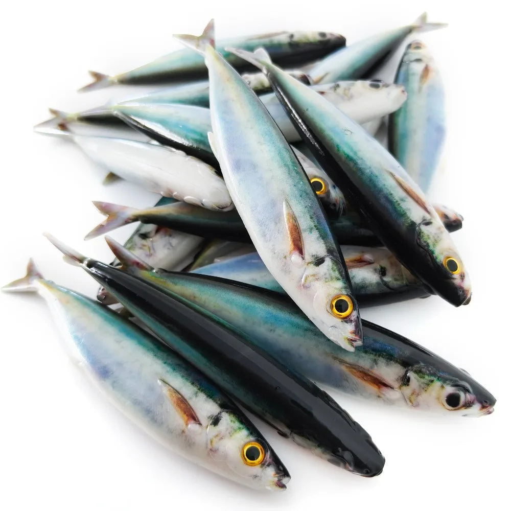 2/3PCS 3D Printed Sardine /Mackerel Lure 15cm, Soft Plastic Bait with Realistic Swimming Action