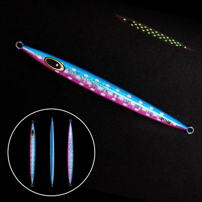 Fast-Sinking Jigging Lure 100g/ 200g/ 300g/ 400g - Deep Sea Slow Pitch Jig | Offshore Boat Fishing Lure