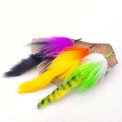 LUREGO 3D Fish Eye Streamer Fly 15.5cm/2g – Baitfish Fly for Pike & Bass