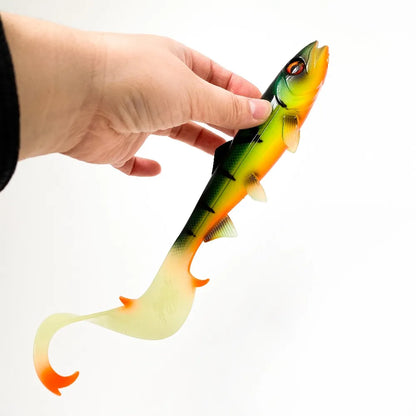 17cm-22.5cm Wavy Tail Soft Swimbait