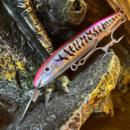 1PC Deep Sea Slow-Sinking Minnow Lure - 27g Weight Options - Long Cast Hard Bait for Spanish Mackerel/ Barracuda