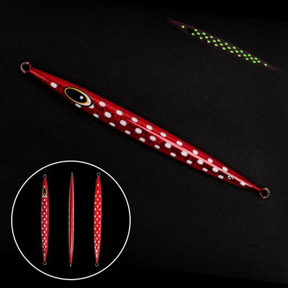 Fast-Sinking Jigging Lure 100g/ 200g/ 300g/ 400g - Deep Sea Slow Pitch Jig | Offshore Boat Fishing Lure
