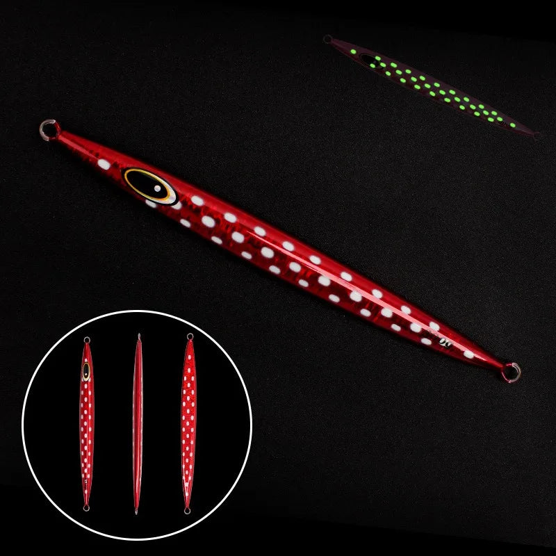 Fast-Sinking Jigging Lure 100g/ 200g/ 300g/ 400g - Deep Sea Slow Pitch Jig | Offshore Boat Fishing Lure