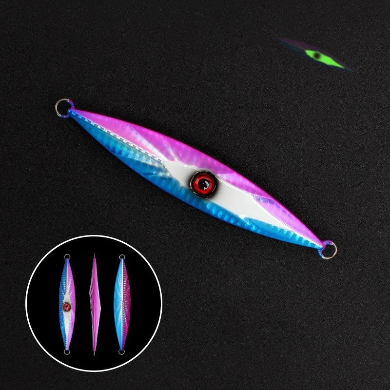 LUREGO Glow Diamond Metal Jig 60-300g, Fast Sink Jig for Tuna & Kingfish