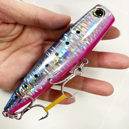 Popper Lure 130-160mm | Topwater Saltwater Hard Bait, Floating & Impact-Resistant