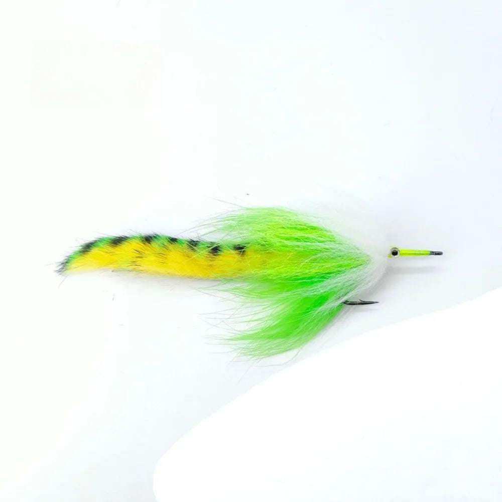 LUREGO 3D Fish Eye Streamer Fly 15.5cm/2g – Baitfish Fly for Pike & Bass