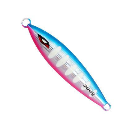 130g-220g Slow Pitch Jigging Lure, Saltwater Offshore Metal Jig
