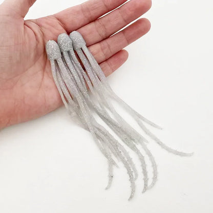 3PCS  14.5cm Octopus Soft Bait, TPE Material with Highly Flexible Tentacles