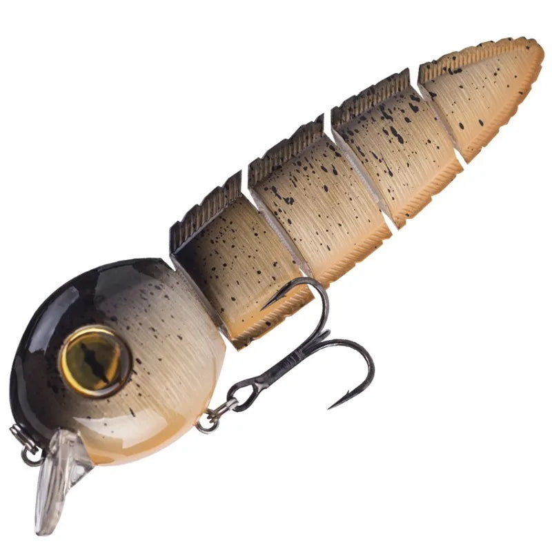 15CM Multi-Jointed Swimbait – Lifelike Sinking Hard Bait, Ultra-Realistic & Long Casting Fishing Lure