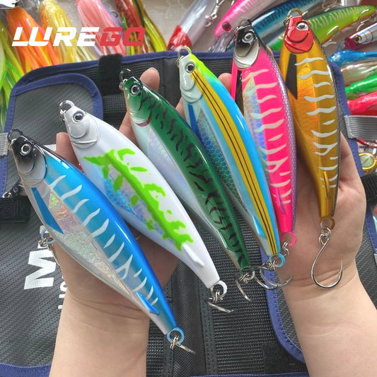 Sinking Pencil Popper 13cm/17cm – Ultra-Strong Tuna Hard Bait, Offshore Boat Fishing Lure for Saltwater Predators