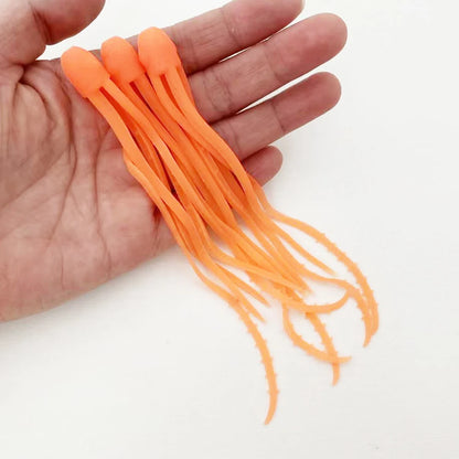 3PCS  14.5cm Octopus Soft Bait, TPE Material with Highly Flexible Tentacles