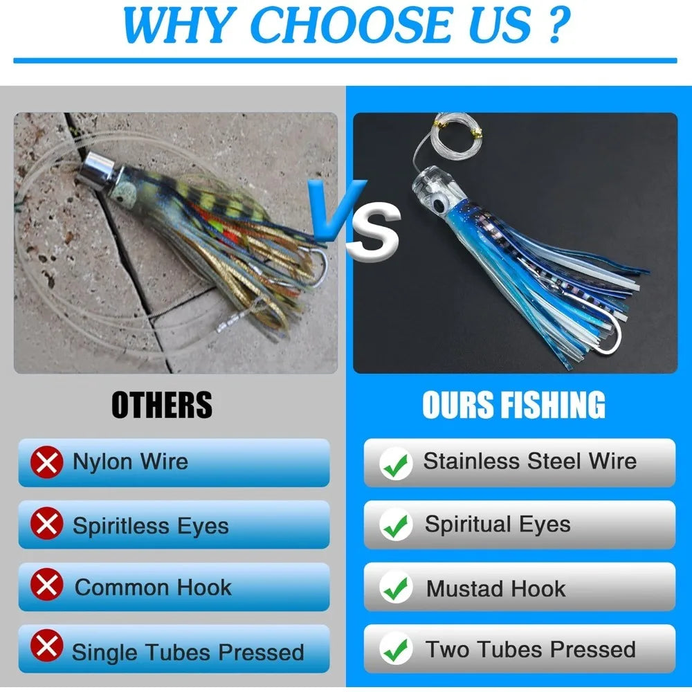 50g 16.5cm Squid Soft Lure – Ultra-Realistic Boat Jigging & Trolling Lure