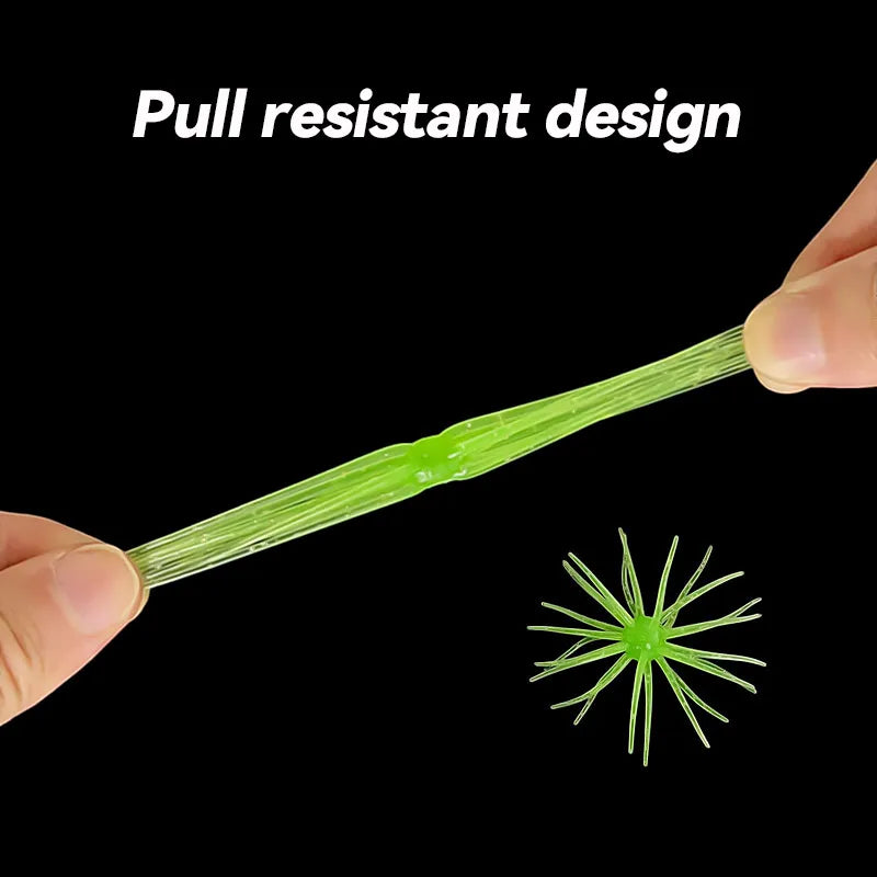 TPE Fishing Lure Simulated Sea Urchin Lures Soft Silicone