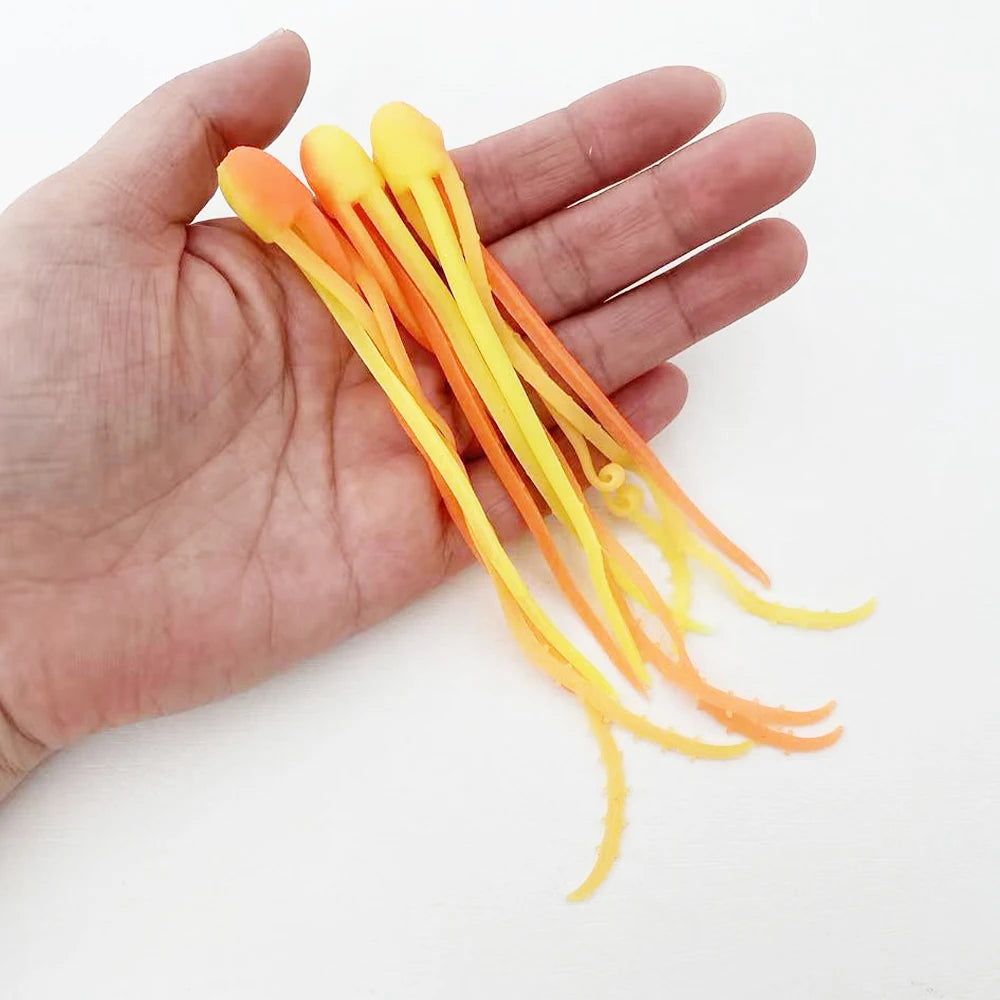 3PCS  14.5cm Octopus Soft Bait, TPE Material with Highly Flexible Tentacles