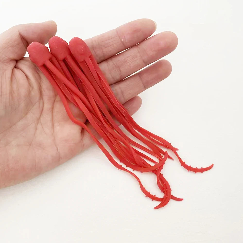 3PCS  14.5cm Octopus Soft Bait, TPE Material with Highly Flexible Tentacles