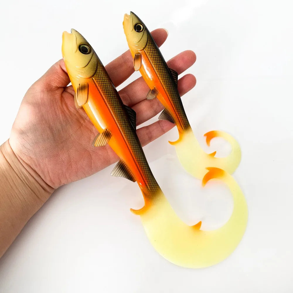 17cm-22.5cm Wavy Tail Soft Swimbait