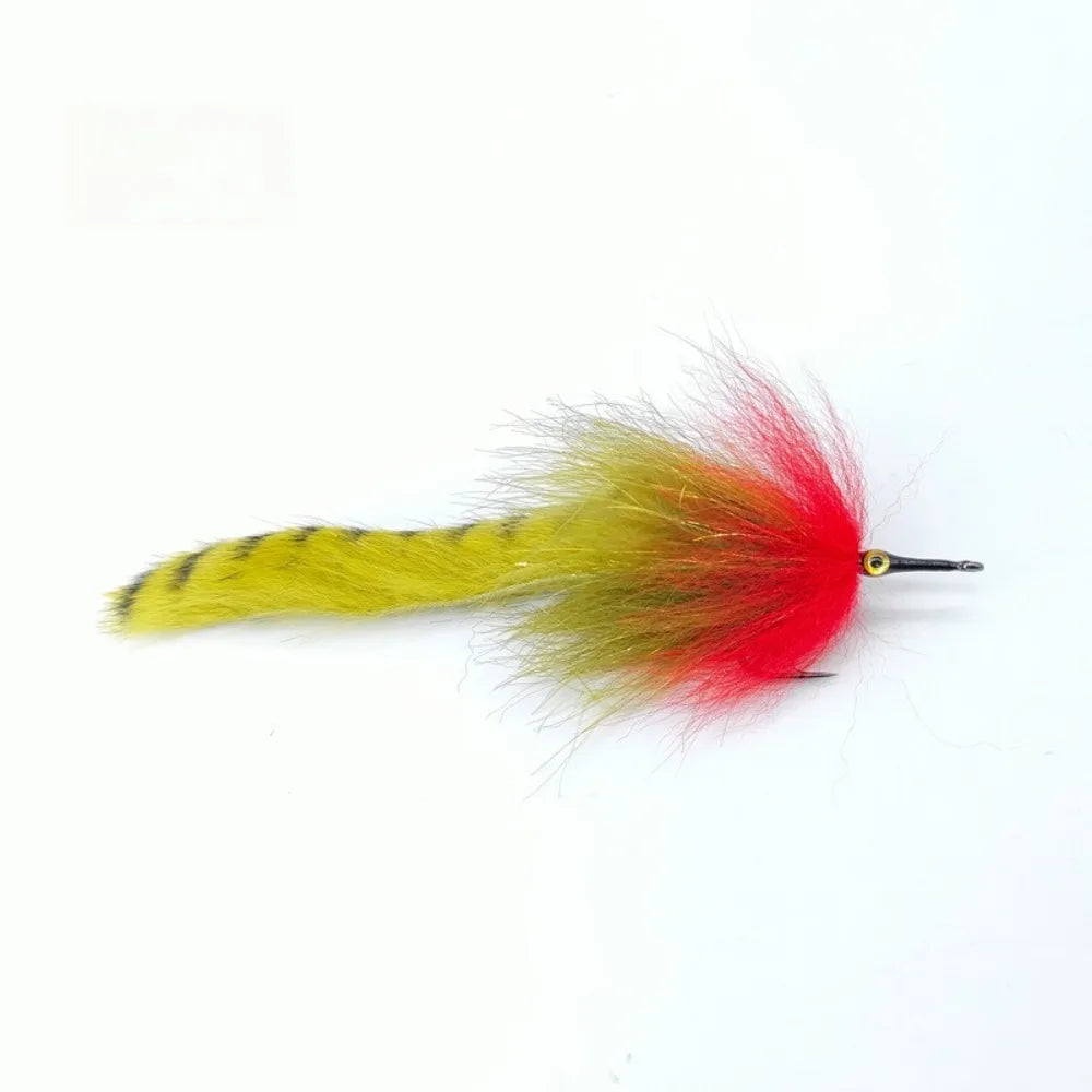 LUREGO 3D Fish Eye Streamer Fly 15.5cm/2g – Baitfish Fly for Pike & Bass