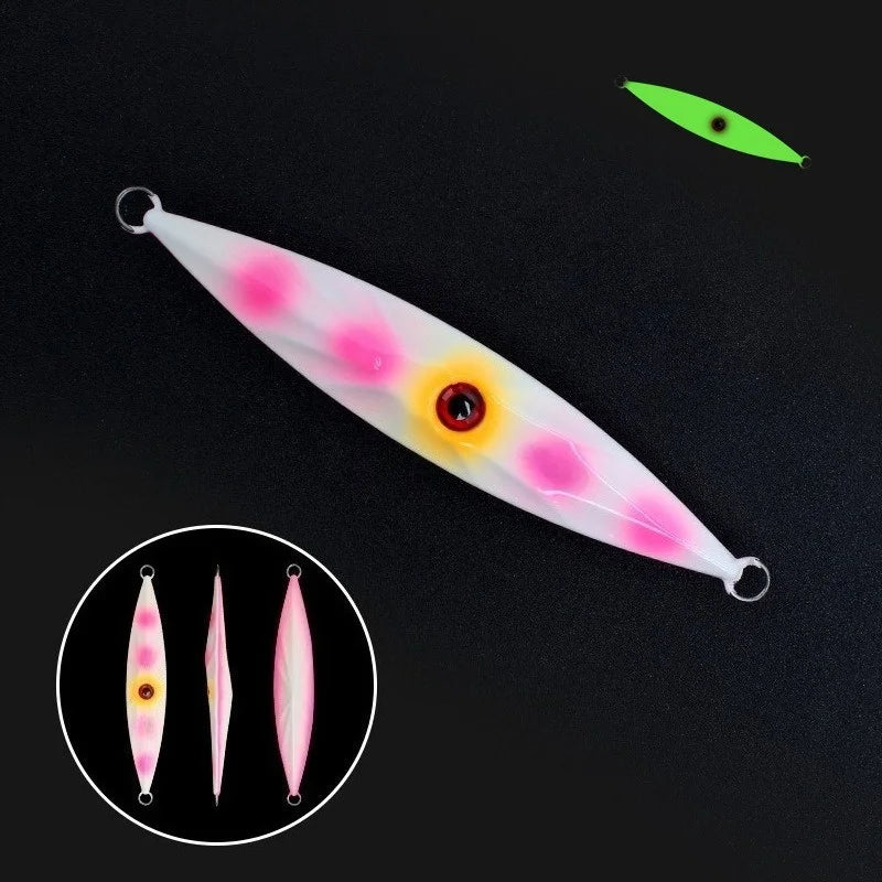 LUREGO Glow Diamond Metal Jig 60-300g, Fast Sink Jig for Tuna & Kingfish