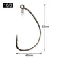 5/0 7/0 10/0 Swimbait Hooks Raptor Unweighted Wide Gap 3x-Strong Forged Shank For Soft Bait Fishing Lure