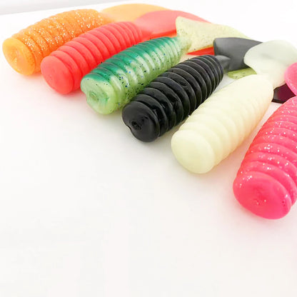 LUREGO Curl Tail Swimbait 20cm – Slow Sinking Soft Lure for Mahi-Mahi & Tuna