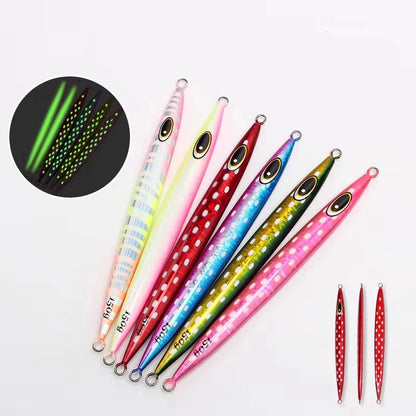Fast-Sinking Jigging Lure 100g/ 200g/ 300g/ 400g - Deep Sea Slow Pitch Jig | Offshore Boat Fishing Lure