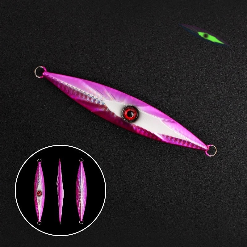 LUREGO Glow Diamond Metal Jig 60-300g, Fast Sink Jig for Tuna & Kingfish