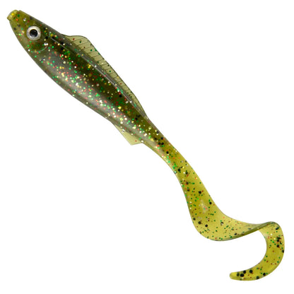 5PCS  3D Curl Grub Soft Lure | 9.4cm 4.1g Bionic Design with Two-Tone Eyes