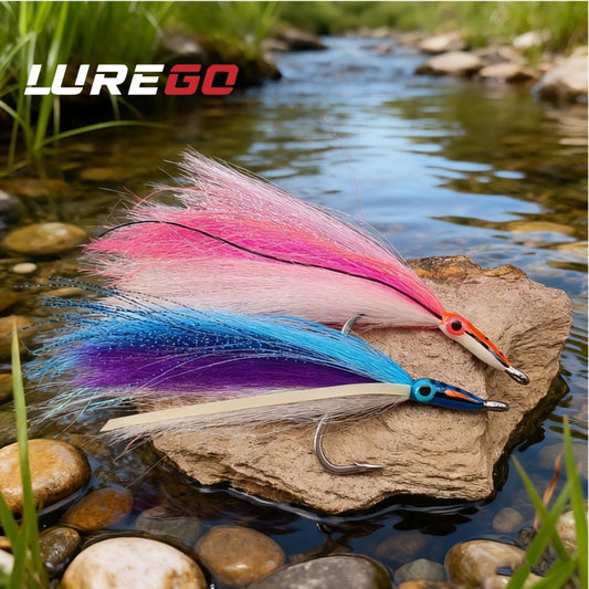 LUREGO Tarpon Streamer Fly 6/0 – Hand-Tied Saltwater Fly for Tarpon & Bonefish